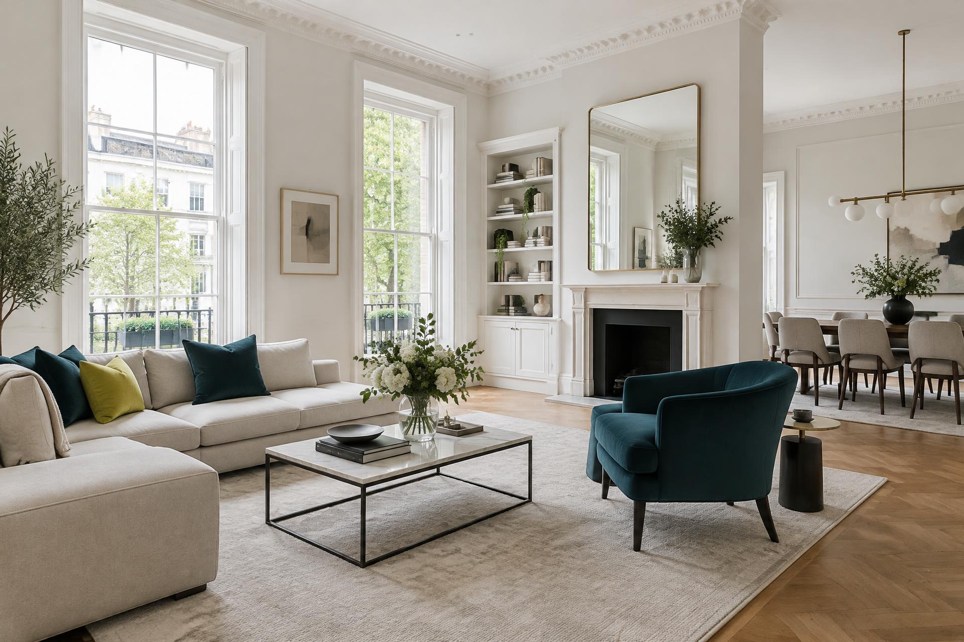 Freshly cleaned contemporary London home
